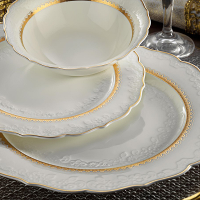 AR 60012 Aryıldız Kleopatra Bone China 83 Parça Yemek Takımı - ARYILDIZ
