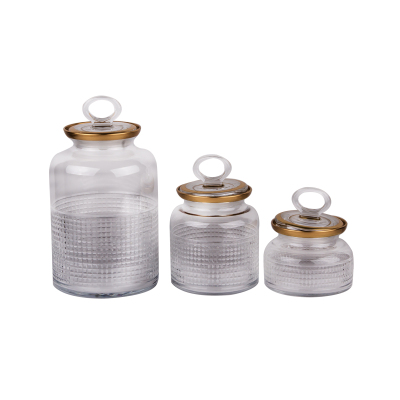 Aryıldız 60004-1 Daisy 3 Parça Cam Kavanoz Set - ARYILDIZ