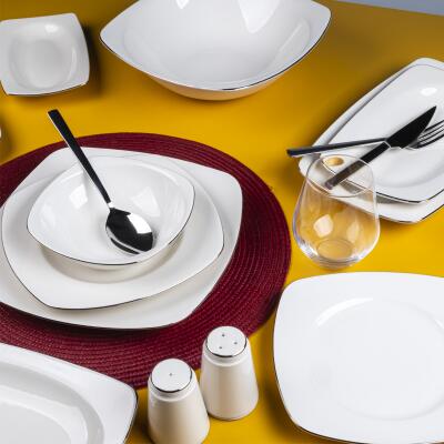 Aryıldız Allure Platin 56 Parça 12 Parça Yemek Takımı - ARYILDIZ