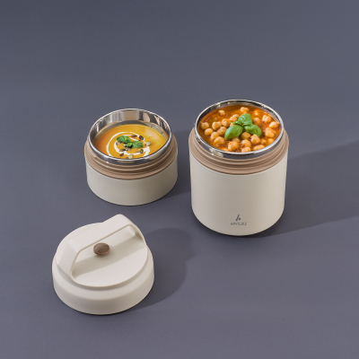 Aryıldız Bento Katlı Lunch Box Beige 620 ml - 1