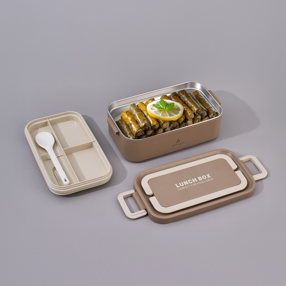 Aryıldız Bento Lunch Box Haki 1000 ml - ARYILDIZ