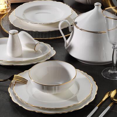 Aryıldız Bone Gold 85 Parça 12 Kişilik Yemek Takımı - ARYILDIZ