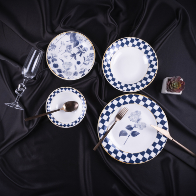 Aryıldız Checkers 24 Parça 6 Kişilik Yemek Takımı - ARYILDIZ