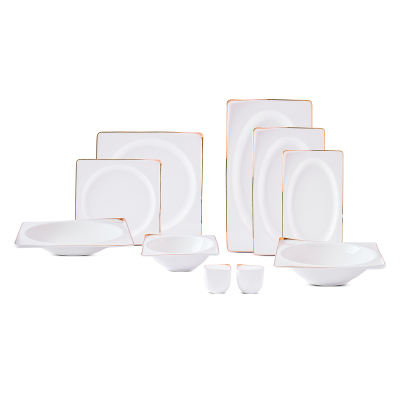 Aryıldız Crystal İxir Gold 56 Parça 12 Kişilik Yemek Takımı - 7