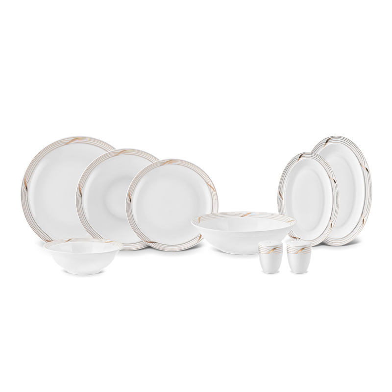 Aryıldız Crystal Provence Gold 56 Parça 12 Kişilik Yemek Takımı - 6