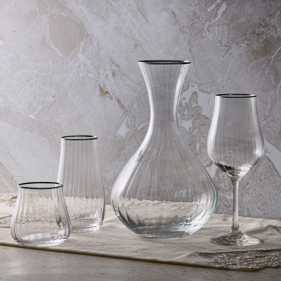 Aryıldız Crystal-x Platin 37 Parça 12 Kişilik Su Seti - 1