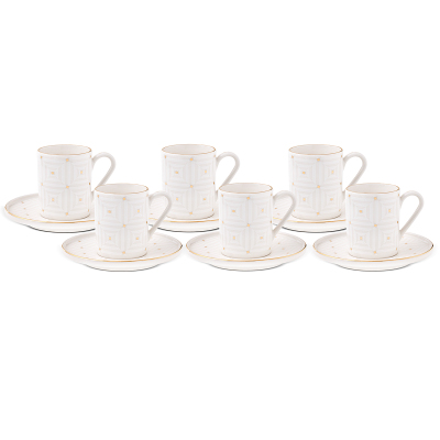 Aryıldız Dore 12 Parça 6 Kişilik Kahve Fincan Takımı 90 ml - 3