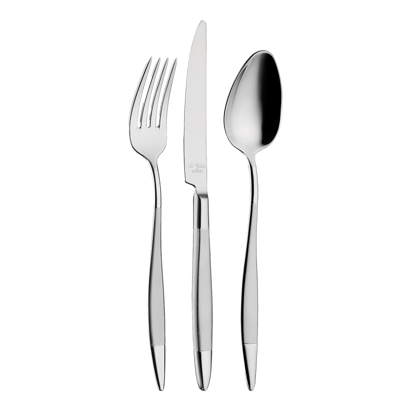 Aryıldız Elegant Prestige Mat 84 Parça 12 Kişilik Çatal Kaşık Bıçak Takımı - 1