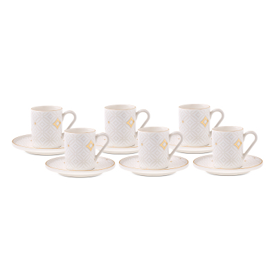 Aryıldız Elina 12 Parça 6 Kişilik Kahve Fincan Takımı 90 ml - 4