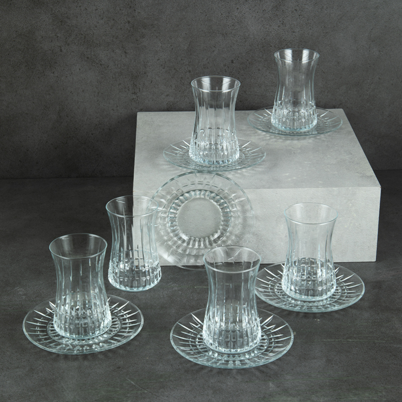 Aryıldız Fiona 12 Parça 6 Kişilik Çay Seti 110 ml - 1