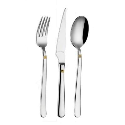 Aryıldız Fiore S Gold Pvd 24 Parça Yemek Takımı - ARYILDIZ