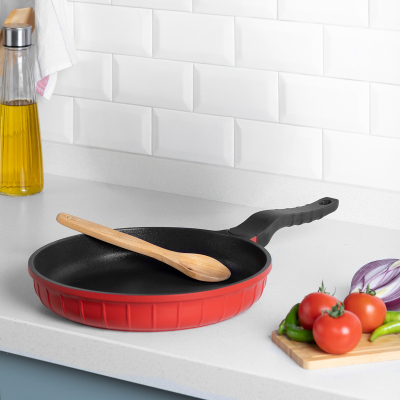 Aryıldız Fontal Tava 24 cm Kırmızı - ARYILDIZ