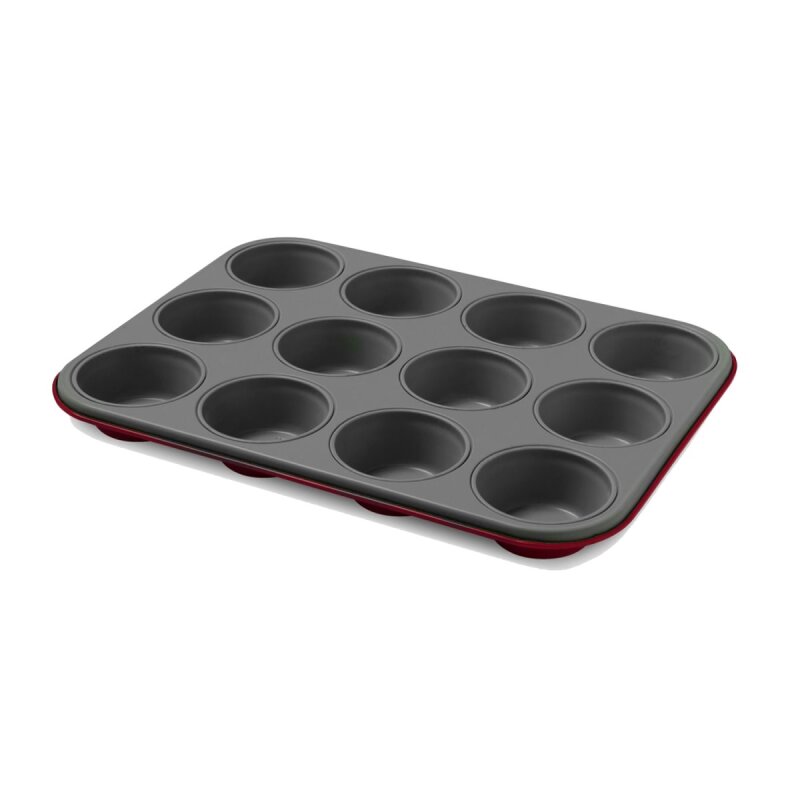 Aryıldız Granit 12'li Muffin Kalıp Kırmızı - 1