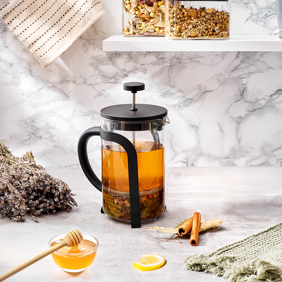 Aryıldız Java Black French Press 800 ml - ARYILDIZ