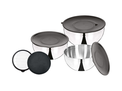 Aryıldız Karıştırma Kabı Çok Amaçlı 9 Parça (16 - 20 - 24 Cm) - ARYILDIZ