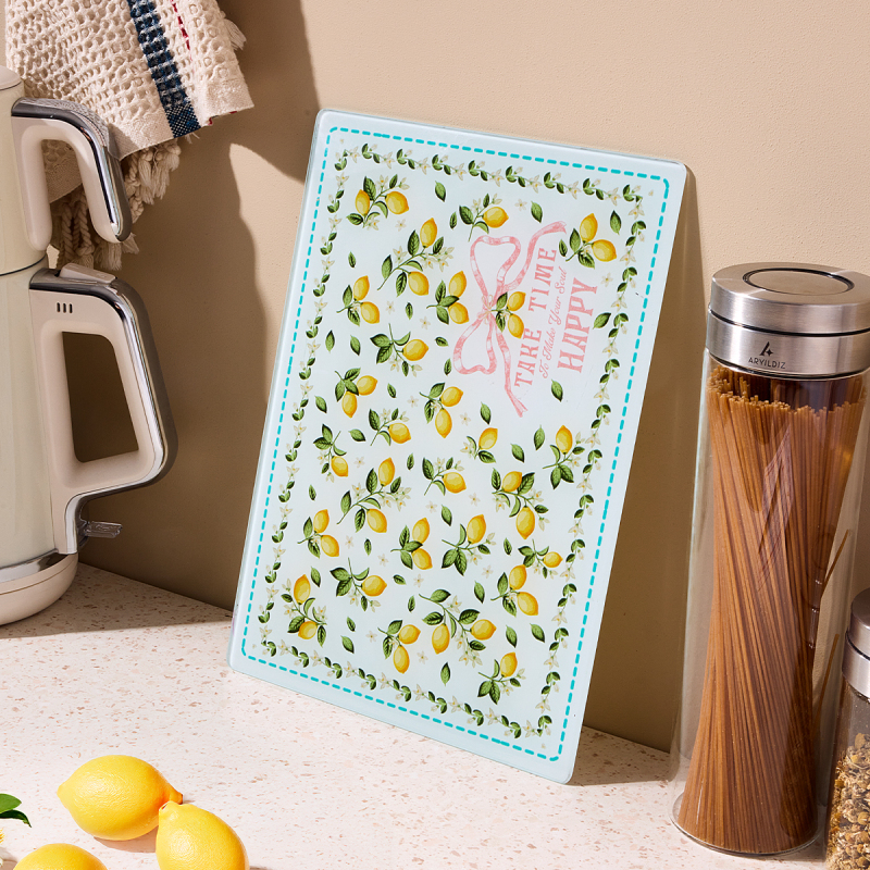 Aryıldız Limone Cam Kesme Tahtası 25x35 cm - 2