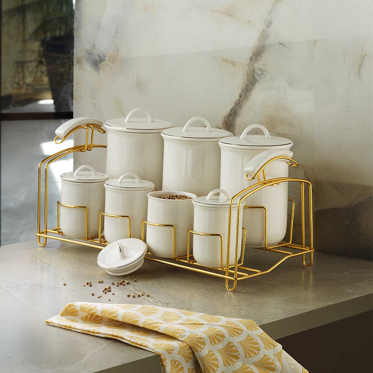 Aryıldız  Lunar Gold 7 Parça Baharat Takımı - ARYILDIZ