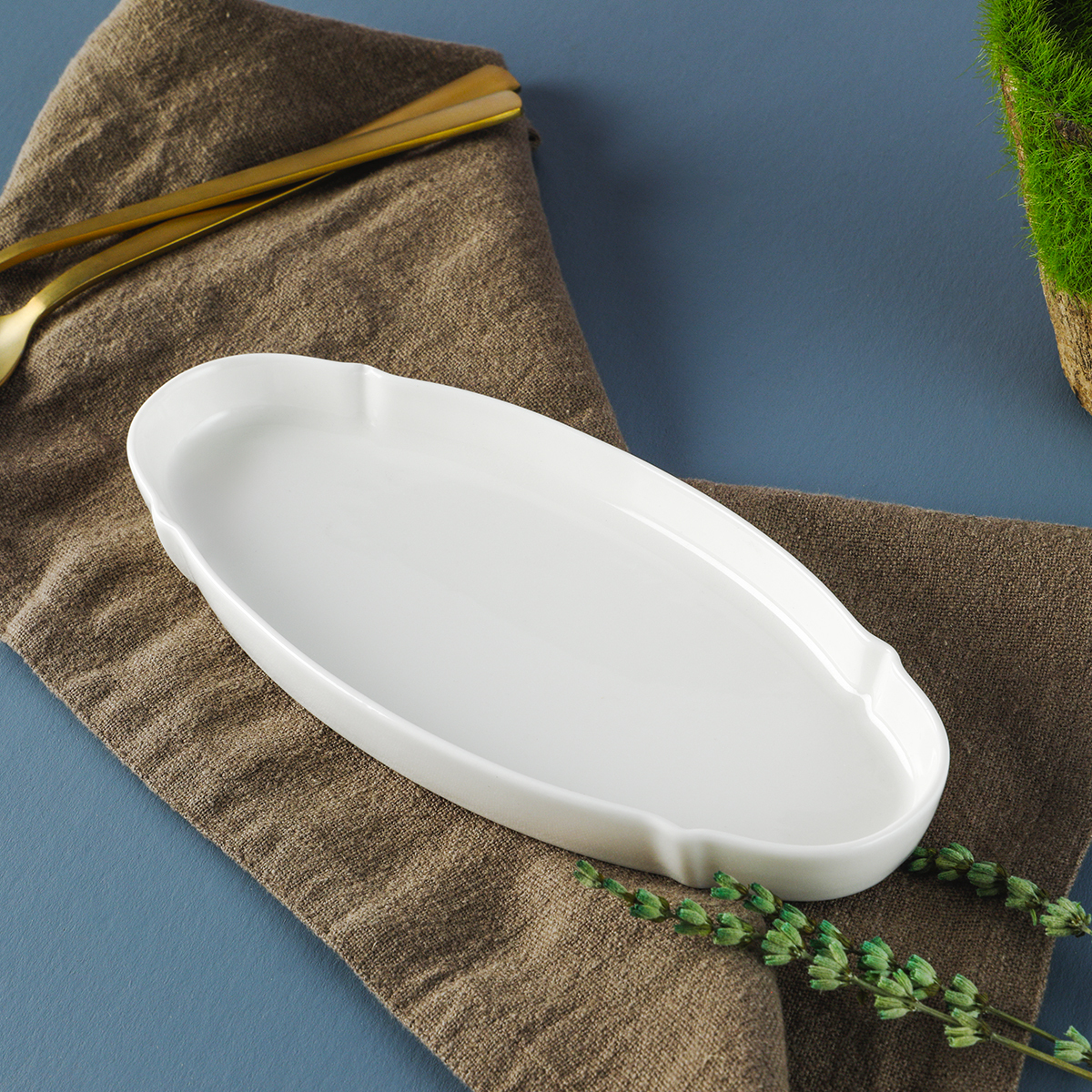 Aryıldız Lunar Yuvarlak Servis Tabağı 20 cm - ARYILDIZ