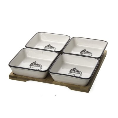 Aryıldız Maison 4 Bölmeli Servislik 10x10 cm - ARYILDIZ