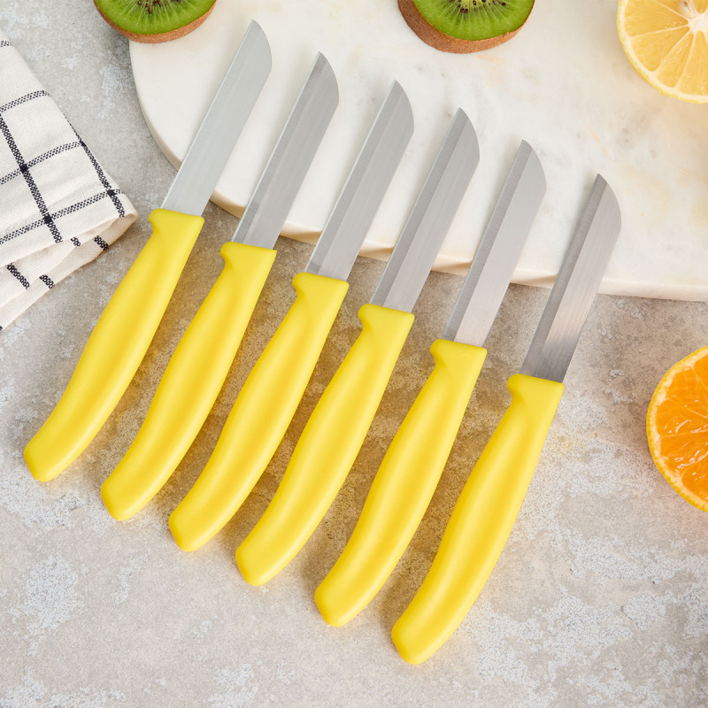 Aryıldız Mira 6 Parça Meyve Bıçak Seti Sarı - 1