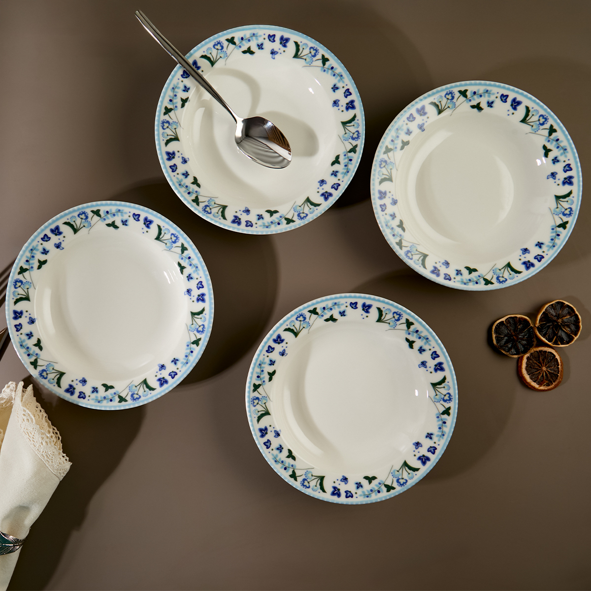 Aryıldız Miracle Yemek Tabağı 6 Parça 19 cm - ARYILDIZ