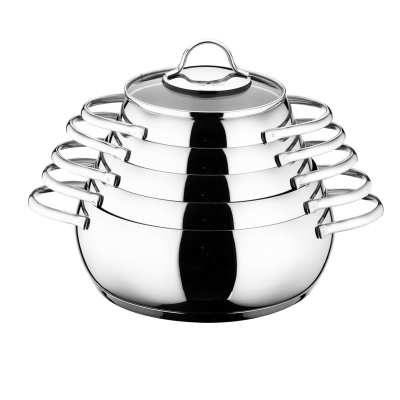 Aryıldız Olimpos Plus 10 Parça Çelik Tencere Seti - ARYILDIZ