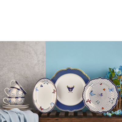 Aryıldız Porselen 30 Parça 6 Kişilik Kahvaltı Takımı - ARYILDIZ