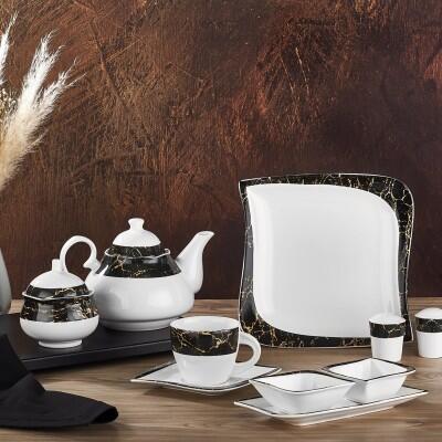 Aryıldız Porselen 30 Parça Kahvaltı Takımı 51046 - ARYILDIZ