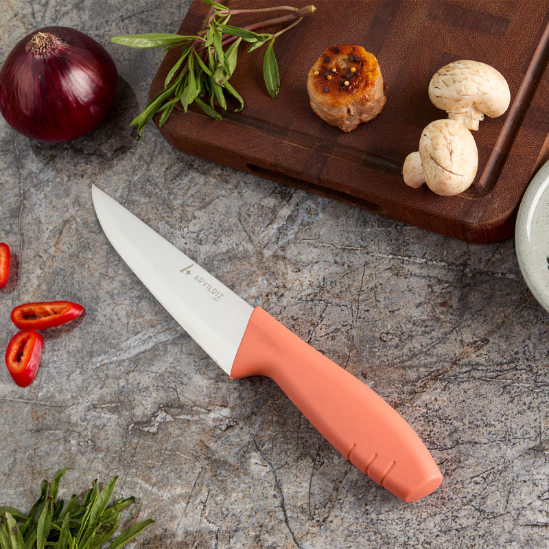 Aryıldız Primo Et Bıçağı Somon 14,5 cm - 1