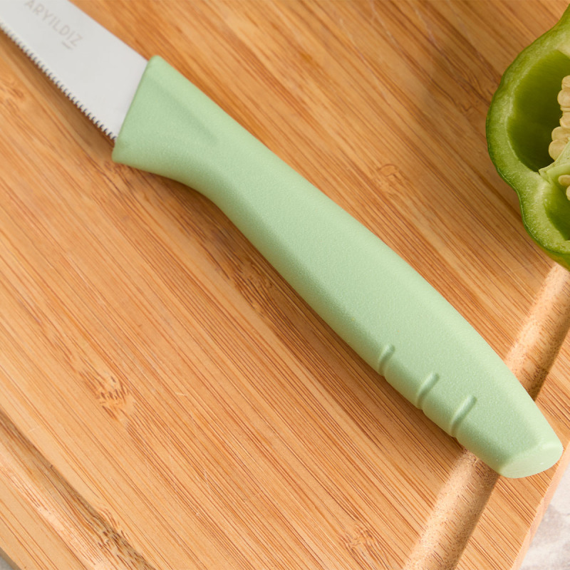 Aryıldız Primo Lazer Sebze Bıçağı Yeşil 11 cm - 3