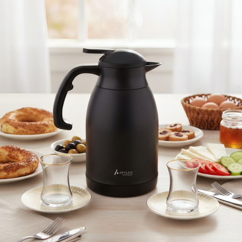 Aryıldız Protherm Termos Siyah 2 itre - 1
