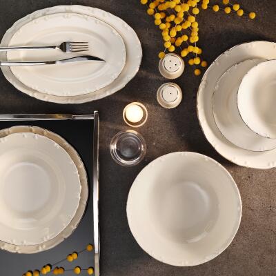 Aryıldız Romance Silve 30 Parça 6 Kişilik Yemek Takımı - ARYILDIZ