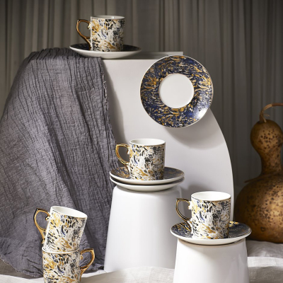 Aryıldız Royal Queen Kahve Fıncan Set 6Lı - ARYILDIZ