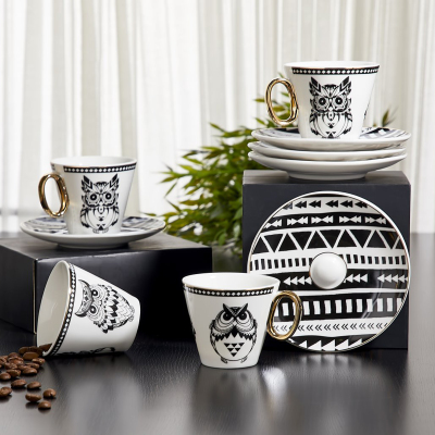 Aryıldız Royal Queen Kahve Fıncan Set 6Lı - ARYILDIZ