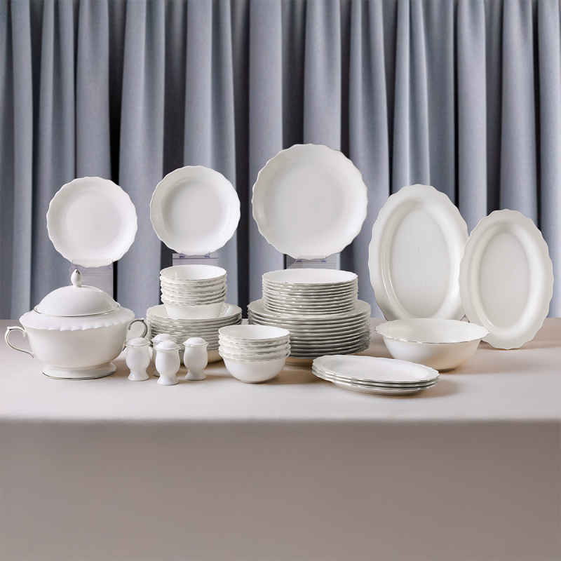 Aryıldız Seawave Platin 60 Parça 12 Kişilik Yemek Takımı - 6