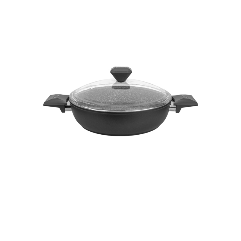 Aryıldız T-T Arlington Granit Kısa Tencere 30 Cm - 1