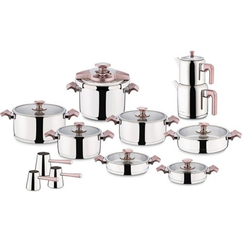 Aryıldız T-T Kıng Rose Gold Cam Kapak 20Cm - 1