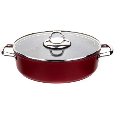 Aryıldız T-T Loft Kırmızı Kısa Tencere 28 Cm - ARYILDIZ