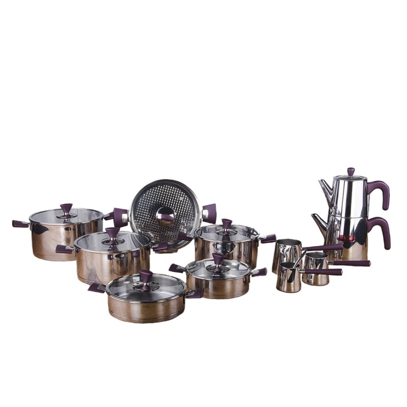 Aryıldız T-T Piramit Ideal Set Purple 20 Parça - 1