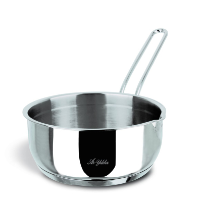 Aryıldız Trend Çelik Sap Kaçerola 12 CM Basık - ARYILDIZ