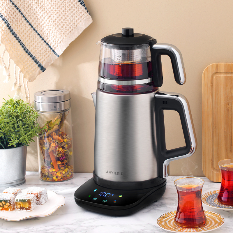 Aryıldız Vision Prime Çay Makinesi İnox - 1