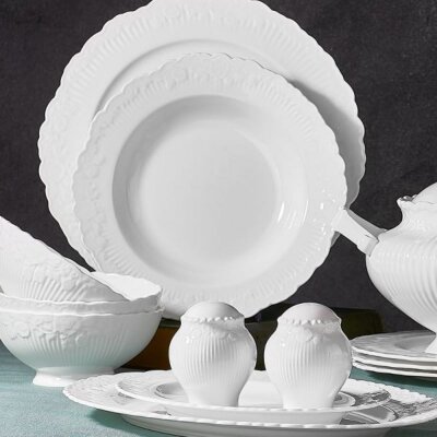 Aryıldız 60 Parça 12 Kişilik Yemek Takımı - ARYILDIZ