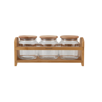 Bambum Bench Plus 4 Parça Standlı Baharat Takımı 1080 ml - 3