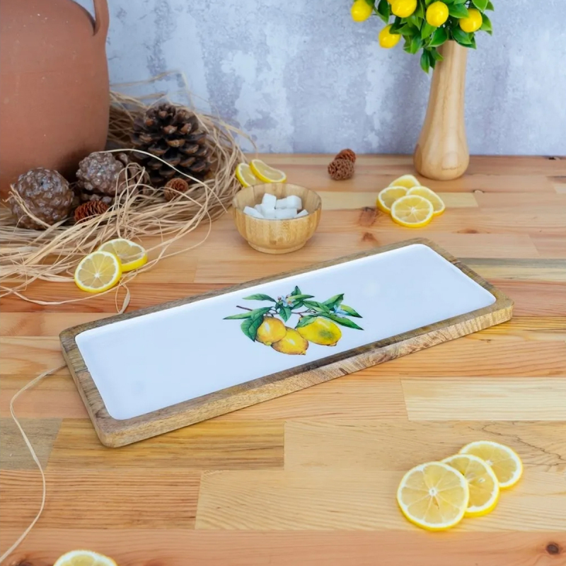 Bambum Kangura Limon Dikdörtgen Tepsi Orta - 1