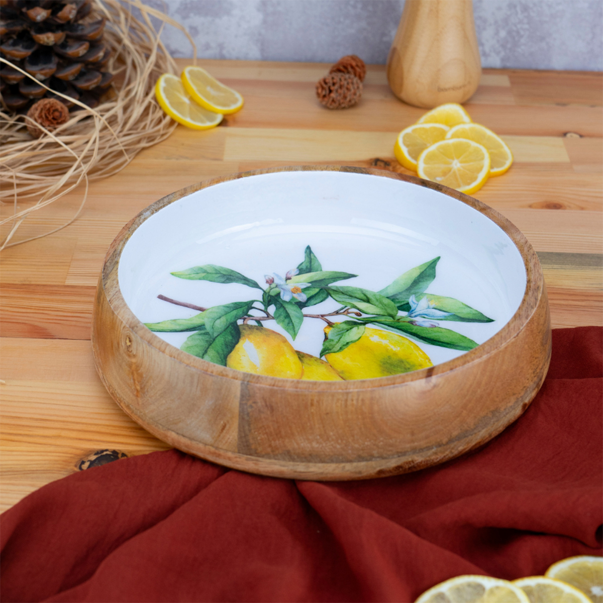 Bambum Kangura Limon Sığ Kase Küçük - BAMBUM