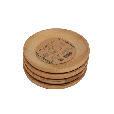 Bambum Laiden 4`lü Yuvarlak Sosluk - BAMBUM