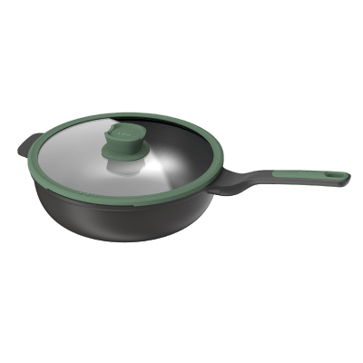 Berghoff Leo-Green Cast Alüminyum Wok Tava 28 cm - BERGHOFF