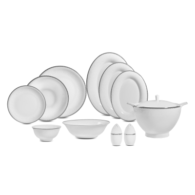 Evaliza Buckingham Platin 60 Parça 12 Kişilik Yemek Takımı - 5