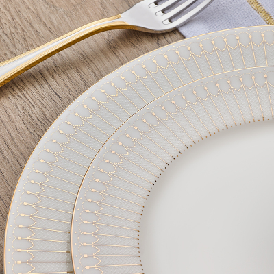 Evaliza Charm Gold 60 Parça 12 Kişilik Yemek Takımı - 5