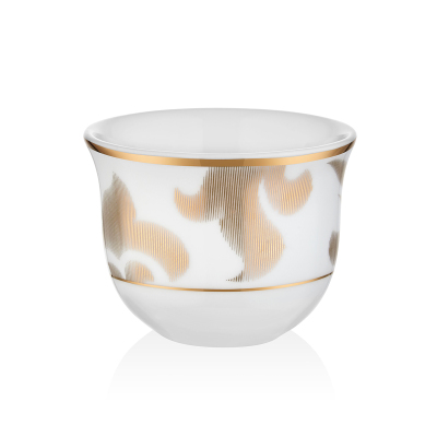 Evaliza Gawa Gold Leaf Premium 6’lı Kahve Seti - EVALIZA